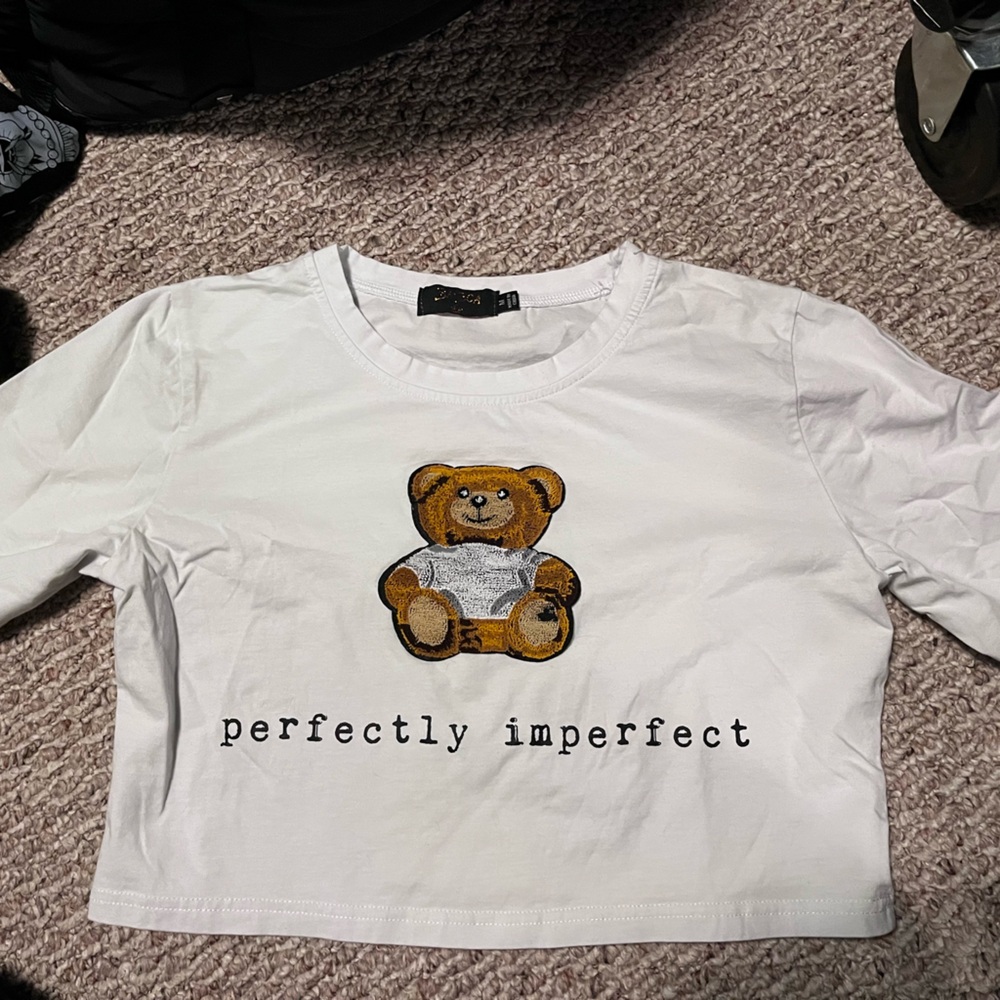 Perfectly imperfect bear tee